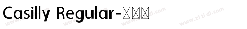 Casilly Regular字体转换
